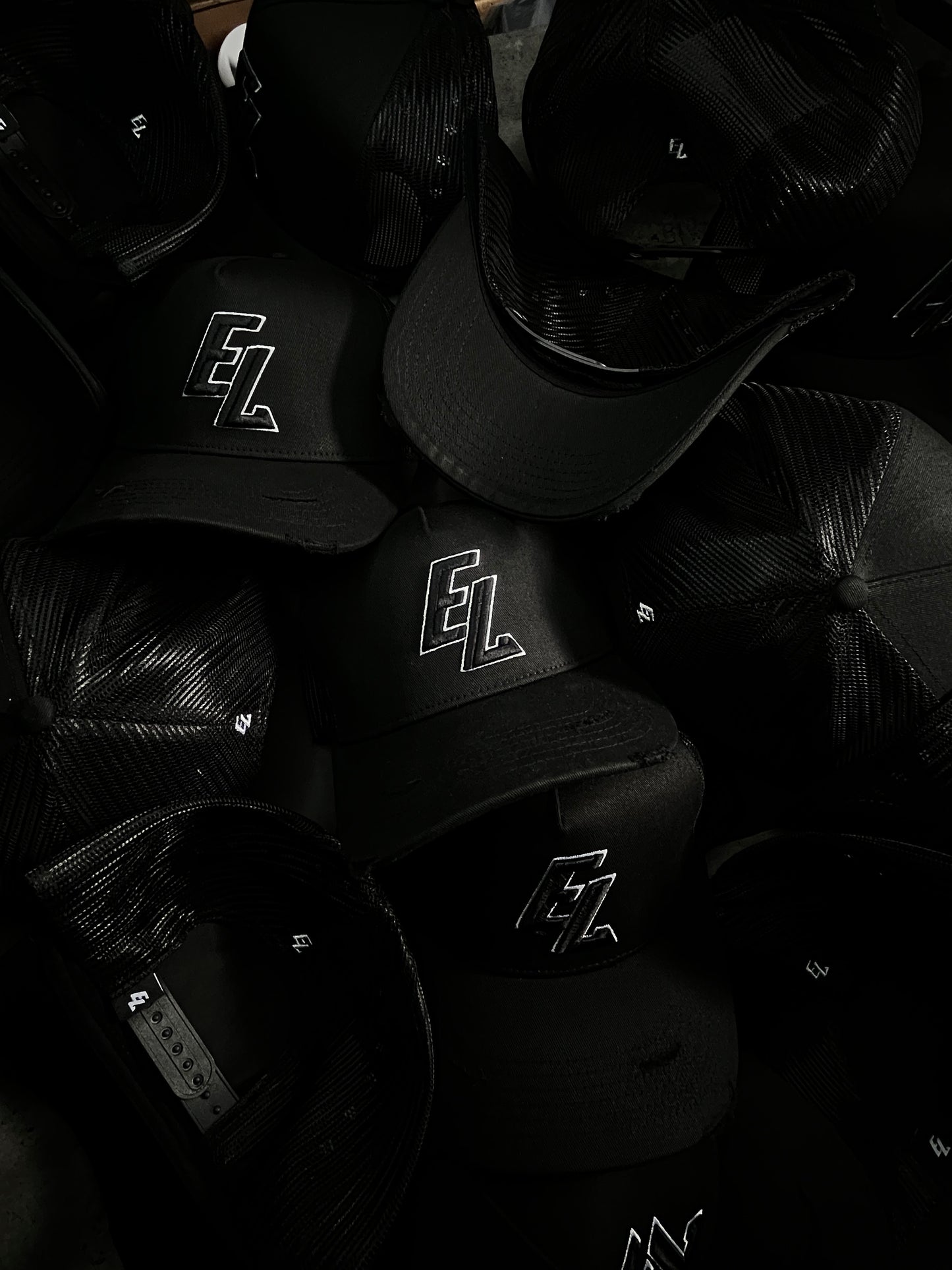 2.0 New Season Black and White EL Trucker Hats